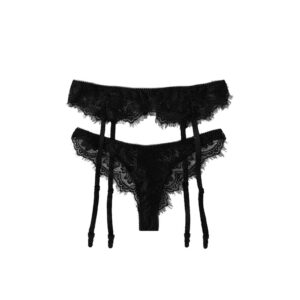 Fashion Sissy Girl Women Garter Sexy Lace Lingerie underpants tangas women sexy Sleepwear Bodysuit Lace Panties FDH