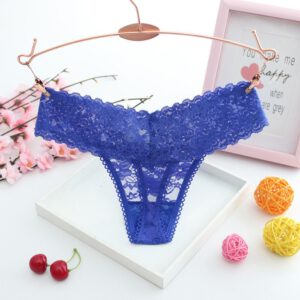 1PC Sexy Women Lace Thongs Lingerie G-string Panties Low Waist Briefs Underpants T-back Panties Plus Size Sexy Underwear