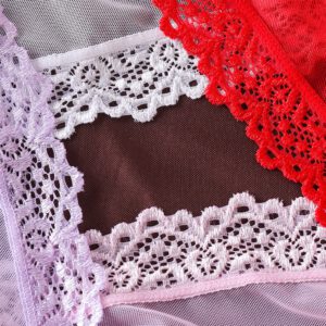 Women's Sexy Lingerie Lace Open Thong Panties G-Pants Lingerie Pajamas