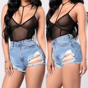 Sexy Hot Women Lace Body Suit One Piece V-neck Lingerie Erotic Teddies Bodysuit Plus Size Porno Costume Intimates