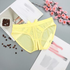 Women Sexy Opening Crotch Panties Lace Open Spandex Crotchless Thongs for Sex Plus Size Female Underpants Bowknot Briefs Tangas