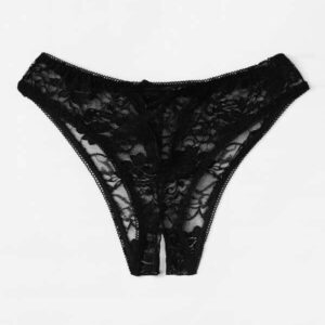 Women Sexy Lingerie hot erotic open crotch Panties Porn Lace transparent underwear crotchless sex wear cheeky briefs