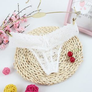 1PC Sexy Women Lace Thongs Lingerie G-string Panties Low Waist Briefs Underpants T-back Panties Plus Size Sexy Underwear