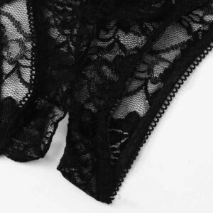 Women Sexy Crotchless panties Lingerie Floral Lace Panty Underwear Brief Thong Lady Panties Briefs Intimates seamless lingerie