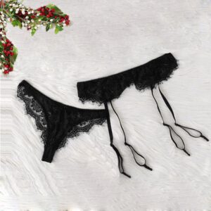 Fashion Sissy Girl Women Garter Sexy Lace Lingerie underpants tangas women sexy Sleepwear Bodysuit Lace Panties FDH