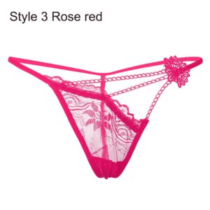 Fashion Women Sexy Lace Flowers Panties Summer Low Waist G-string Transparent Seamless T-back Briefs Underpants Erotic Lingerie