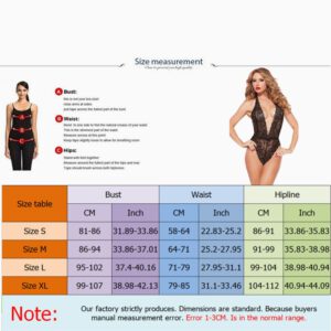 Sexy Hollow Lingerie Bodysuit Women Bra Set Lace Perspective Deep V Hot Erotic Underwear One Piece Halter Open Sexy Lingerie Set