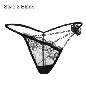 Fashion Women Sexy Lace Flowers Panties Summer Low Waist G-string Transparent Seamless T-back Briefs Underpants Erotic Lingerie