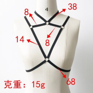 Women Sexy Bra Erotic Lingerie Underwear Women's Bras Hollow Out Halter Elastic Cage Sexy Strappy Bra Bustier Harness