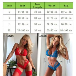 Women Erotic Sexy See-through Nightgown Lingerie Crotchlace Bodysuit Lingerie Set Sexy Underwear Lace Nightwear