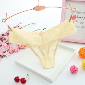 1PC Sexy Women Lace Thongs Lingerie G-string Panties Low Waist Briefs Underpants T-back Panties Plus Size Sexy Underwear