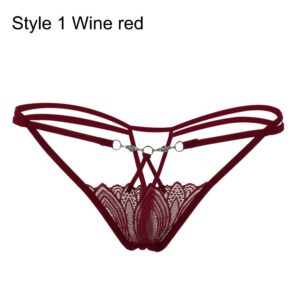 Fashion Women Sexy Lace Flowers Panties Summer Low Waist G-string Transparent Seamless T-back Briefs Underpants Erotic Lingerie