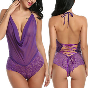 Women Sexy Lingerie Nightwear Underwear G String Lace Sling Sleepwear Teddies Bodysuits plus size