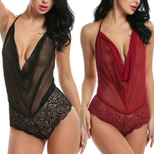 Women Sexy Lingerie Nightwear Underwear G String Lace Sling Sleepwear Teddies Bodysuits plus size