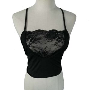 Sexy lingerie soutien gorge New Arrival Comfortable Women Sexy Lingerie Strappy Bras Sleeveless Lace Crop Tops S-3XL 50*