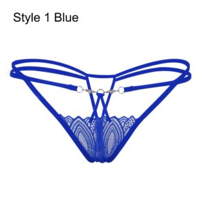 Fashion Women Sexy Lace Flowers Panties Summer Low Waist G-string Transparent Seamless T-back Briefs Underpants Erotic Lingerie