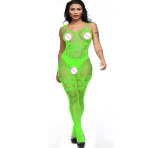 Open crotch Bodystocking Women Sexy erotic Lingerie for sex fetish bodysuit porno babydoll Crotchless lenceria mujer catsuit