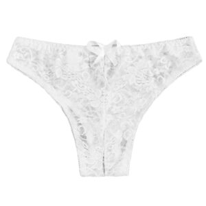 Women Sexy Lingerie hot erotic open crotch Panties Porn Lace transparent underwear crotchless sex wear cheeky briefs