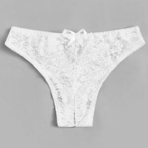 Women Sexy Crotchless panties Lingerie Floral Lace Panty Underwear Brief Thong Lady Panties Briefs Intimates seamless lingerie